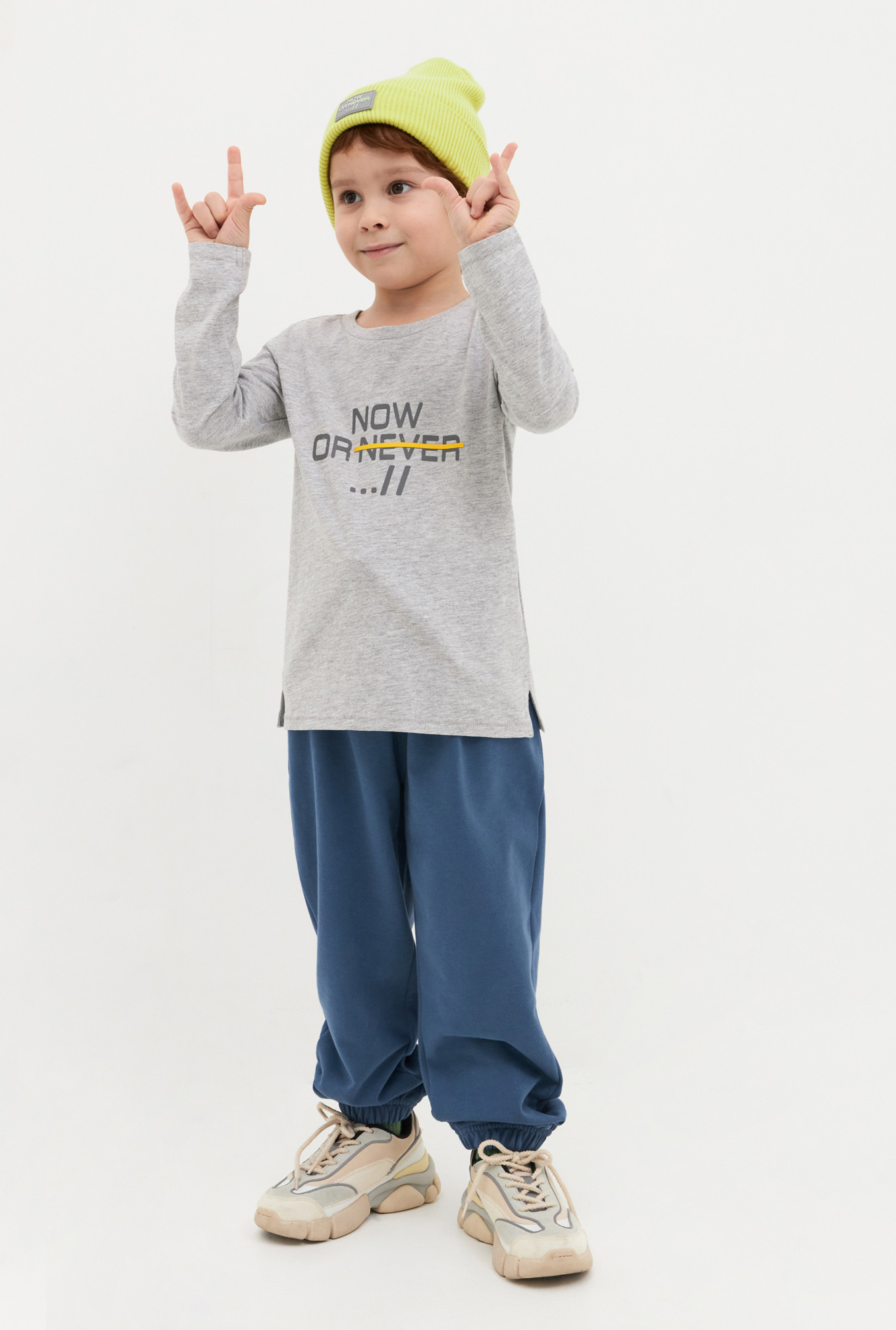 

Лонгслив детский Acoola 20120150069 цв.серый р.116, 20120150069