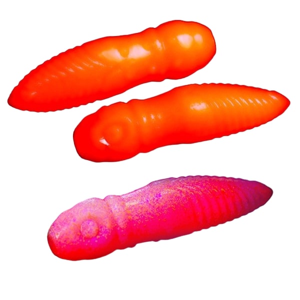 

Мягкие приманки Jara Baits Trout Series LURY-40 Сыр # 706 UV (9шт), в банке, Красный, Lury