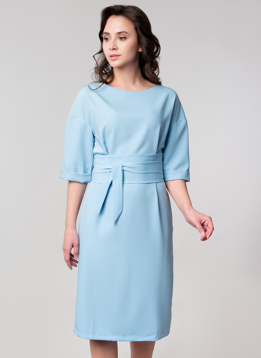 

Платье женское Каляев 60397 голубое 52 RU, 60397