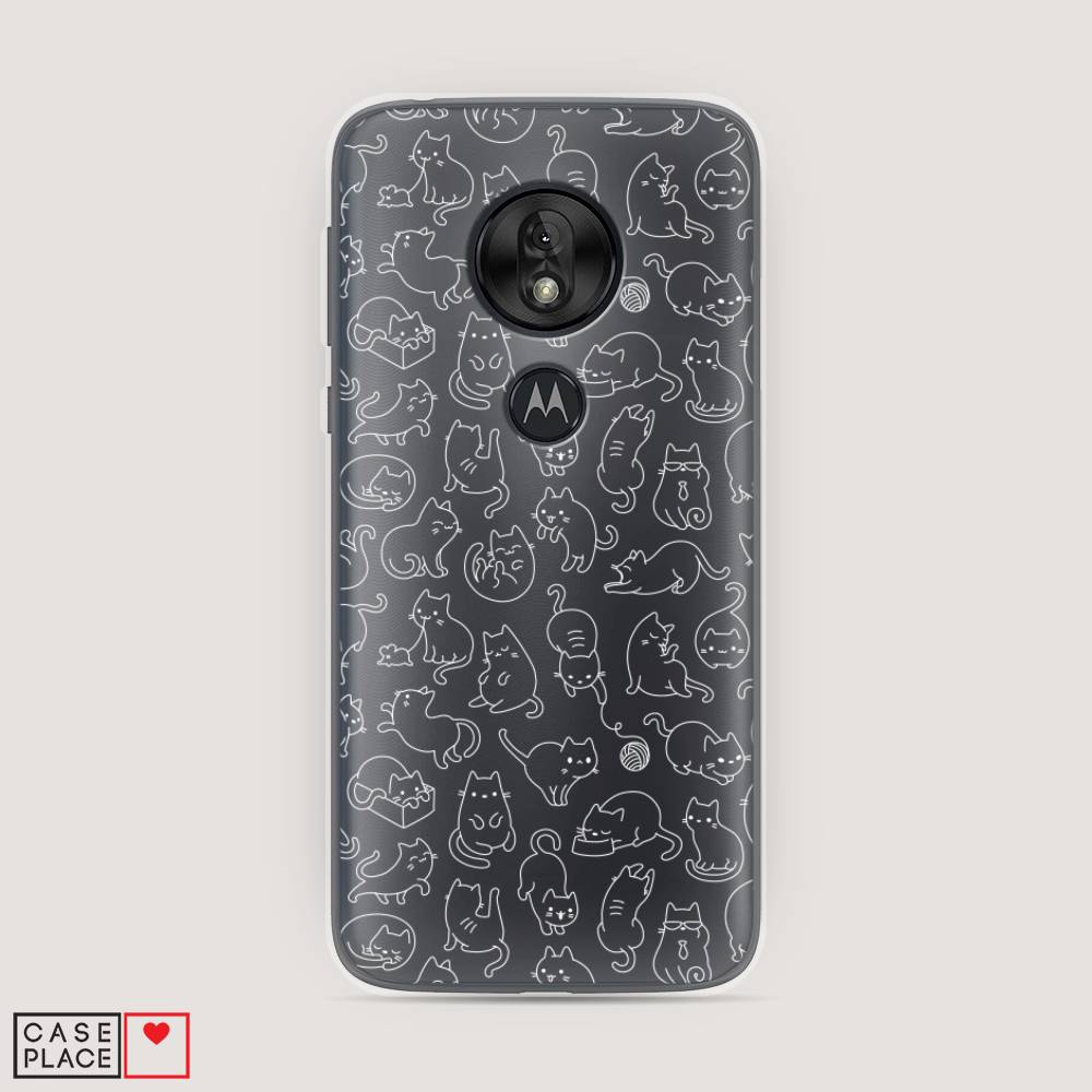 

Чехол Awog на Motorola Moto G7 Play / Моторола Мото G7 Плэй "Шкодливые котики", Разноцветный, 241250-2