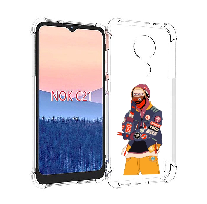 

Чехол MyPads модник для Nokia C21, Прозрачный, Tocco