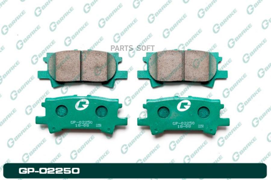 

Тормозные колодки GBRAKE GP02250