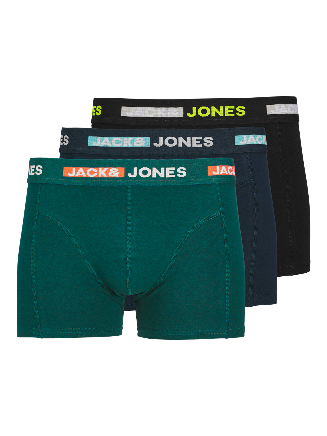 Набор трусов Jack Jones для мужчин 12260058 чёрный-Black XXL 1 шт 3790₽