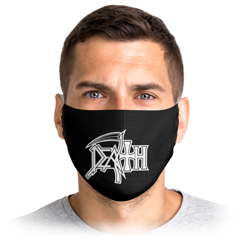 

Многоразовая маска Printio Deathmask белая L, Deathmask