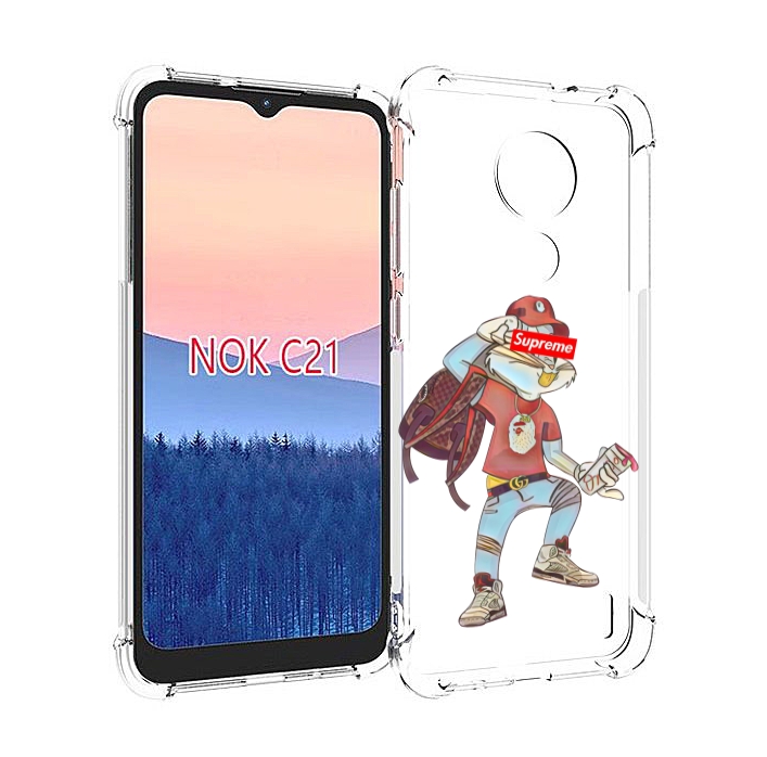 

Чехол MyPads моднявый-заяц детский для Nokia C21, Прозрачный, Tocco