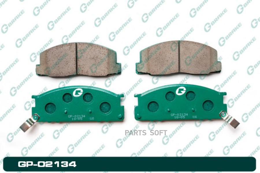 

Тормозные колодки GBRAKE GP02134