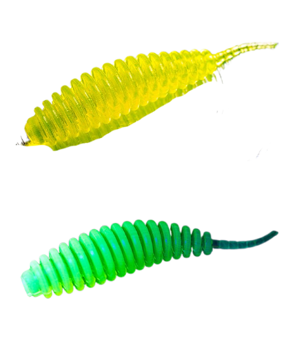 

Мягкие приманки Jara Baits Trout Series MIRAX-50 Сыр # 603 UV (10шт), в банке, Желтый, Mirax