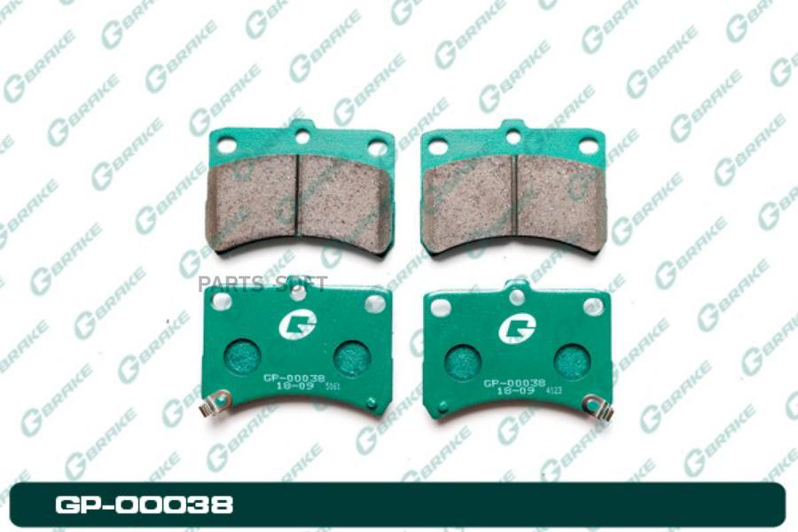 Тормозные колодки GBRAKE GP00038