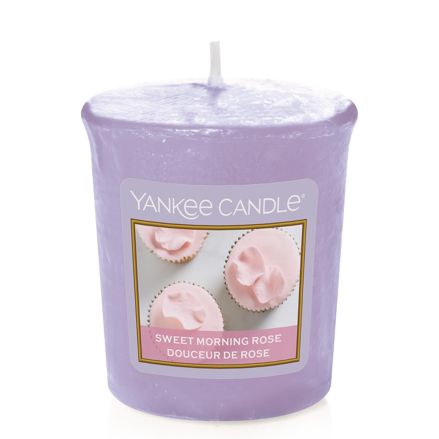 

Ароматическая свеча Yankee Candle Утренняя роза 5 см