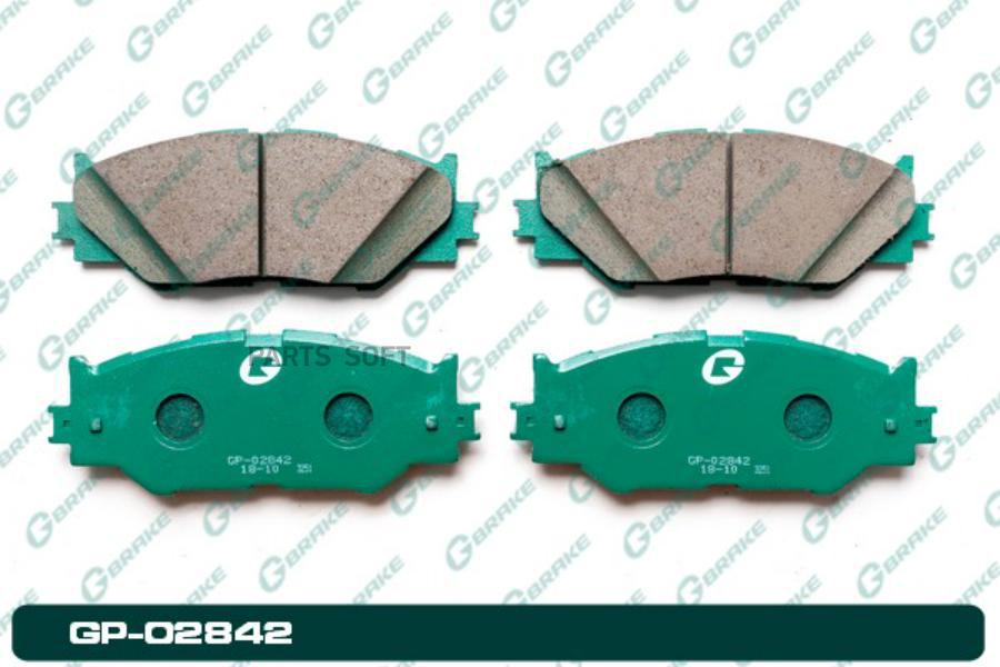

Тормозные колодки GBRAKE GP02842