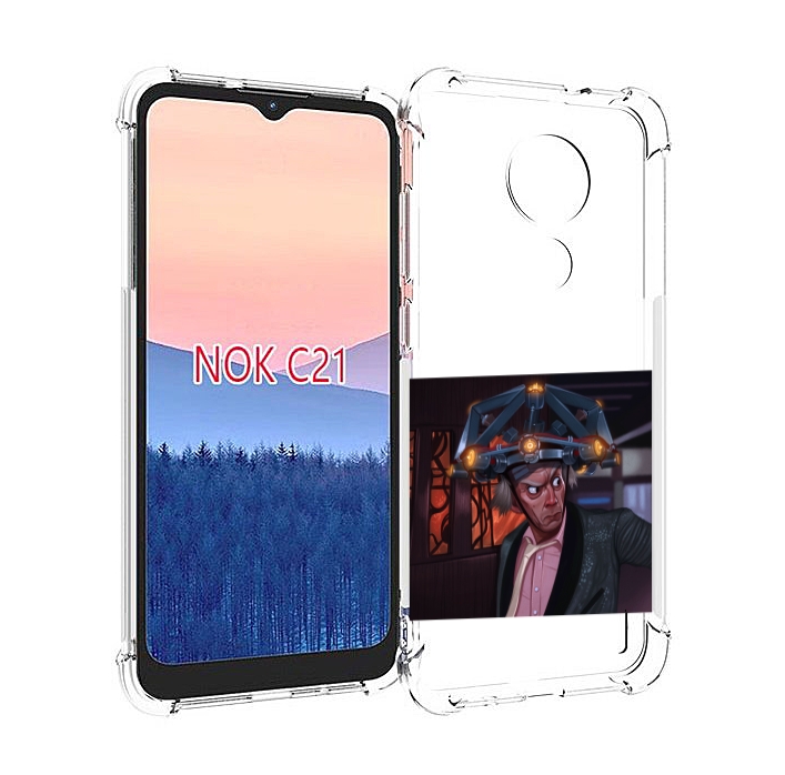 

Чехол MyPads назад-в-будущее для Nokia C21, Прозрачный, Tocco