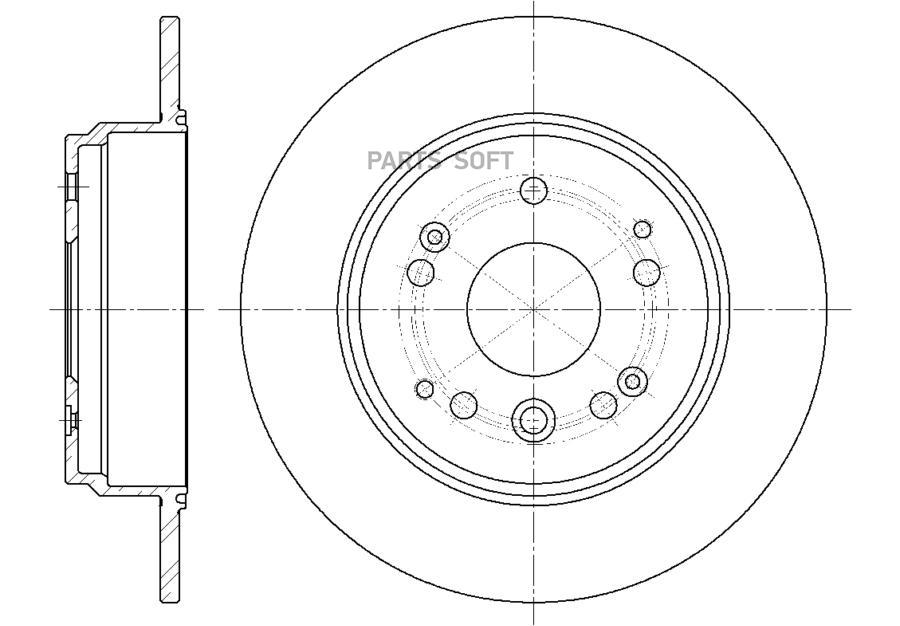 

G-BRAKE GR-01449 Диск тормозной G-brake GR-01449