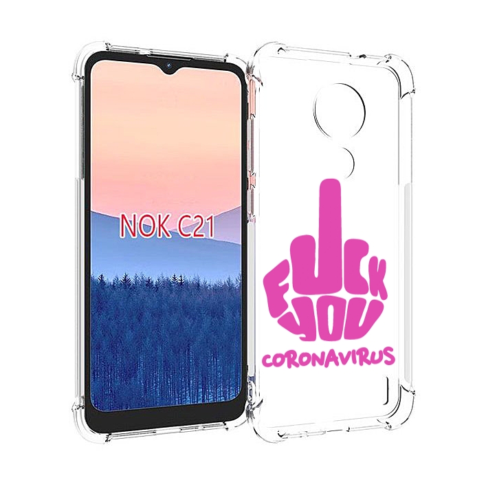 

Чехол MyPads не-нужна-корона для Nokia C21, Прозрачный, Tocco
