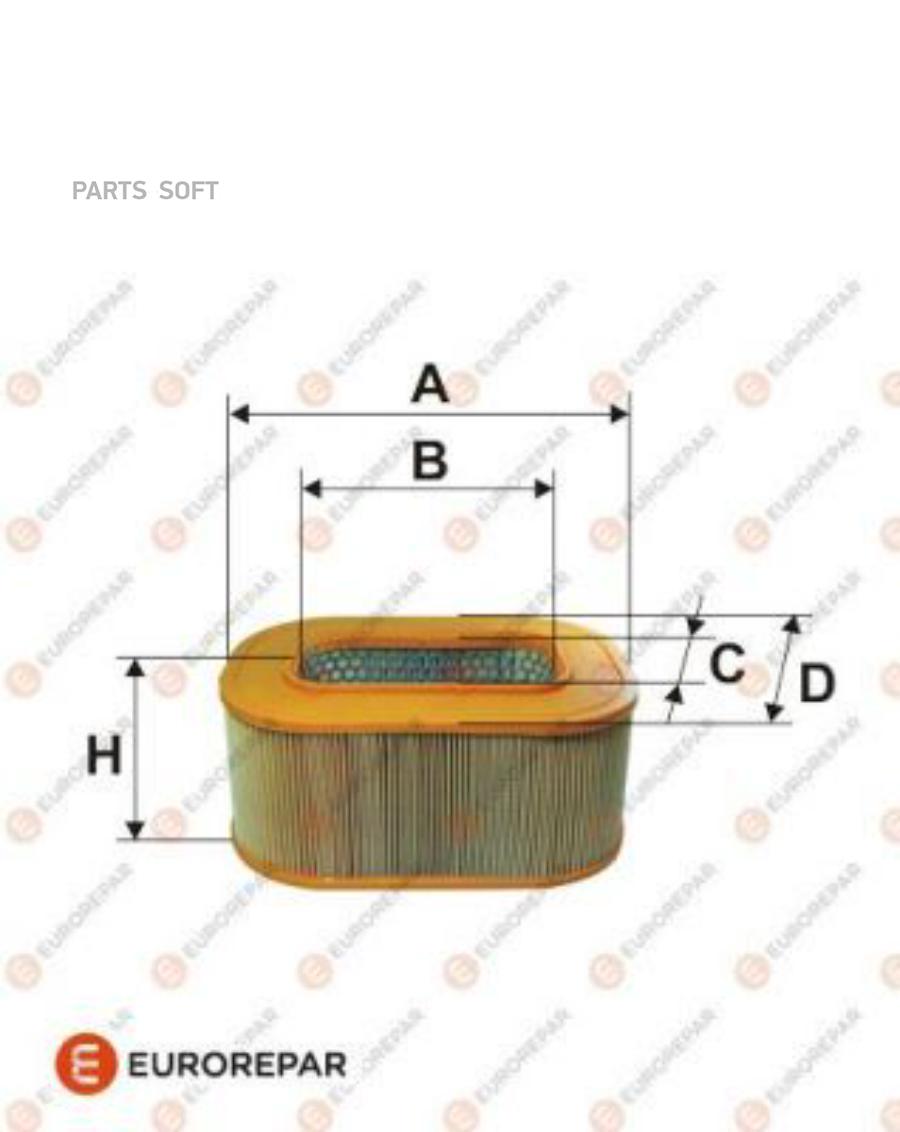 Фильтр Воздушный Eurorepar E147003 EUROREPAR арт. E147003