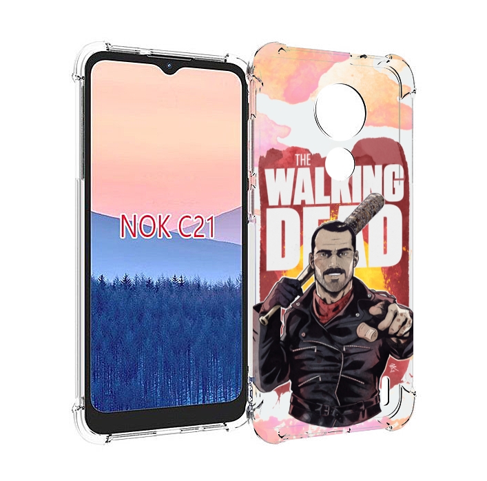 

Чехол MyPads ниган-смит для Nokia C21, Прозрачный, Tocco