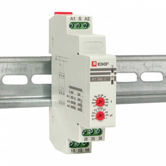 реле времени ekf proxima задержка выключ после пропад сигн rt sbe Реле времени (задержка выключ. после пропад. сигн.) RT-SBE-2 EKF PROxima