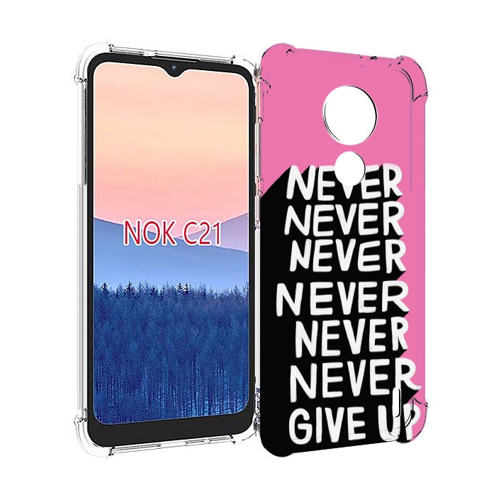 

Чехол MyPads никогда для Nokia C21, Прозрачный, Tocco