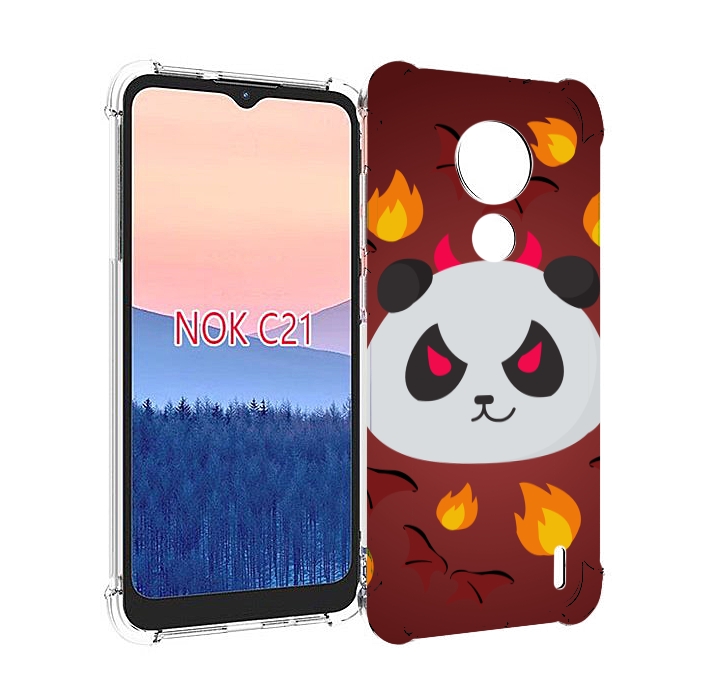 

Чехол MyPads огненная-панда для Nokia C21, Прозрачный, Tocco