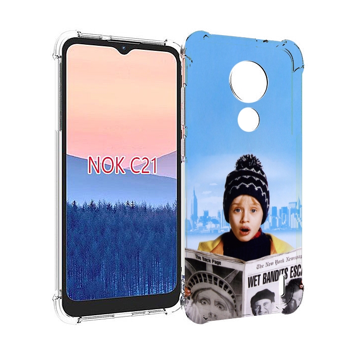 

Чехол MyPads один-дома-детский для Nokia C21, Прозрачный, Tocco