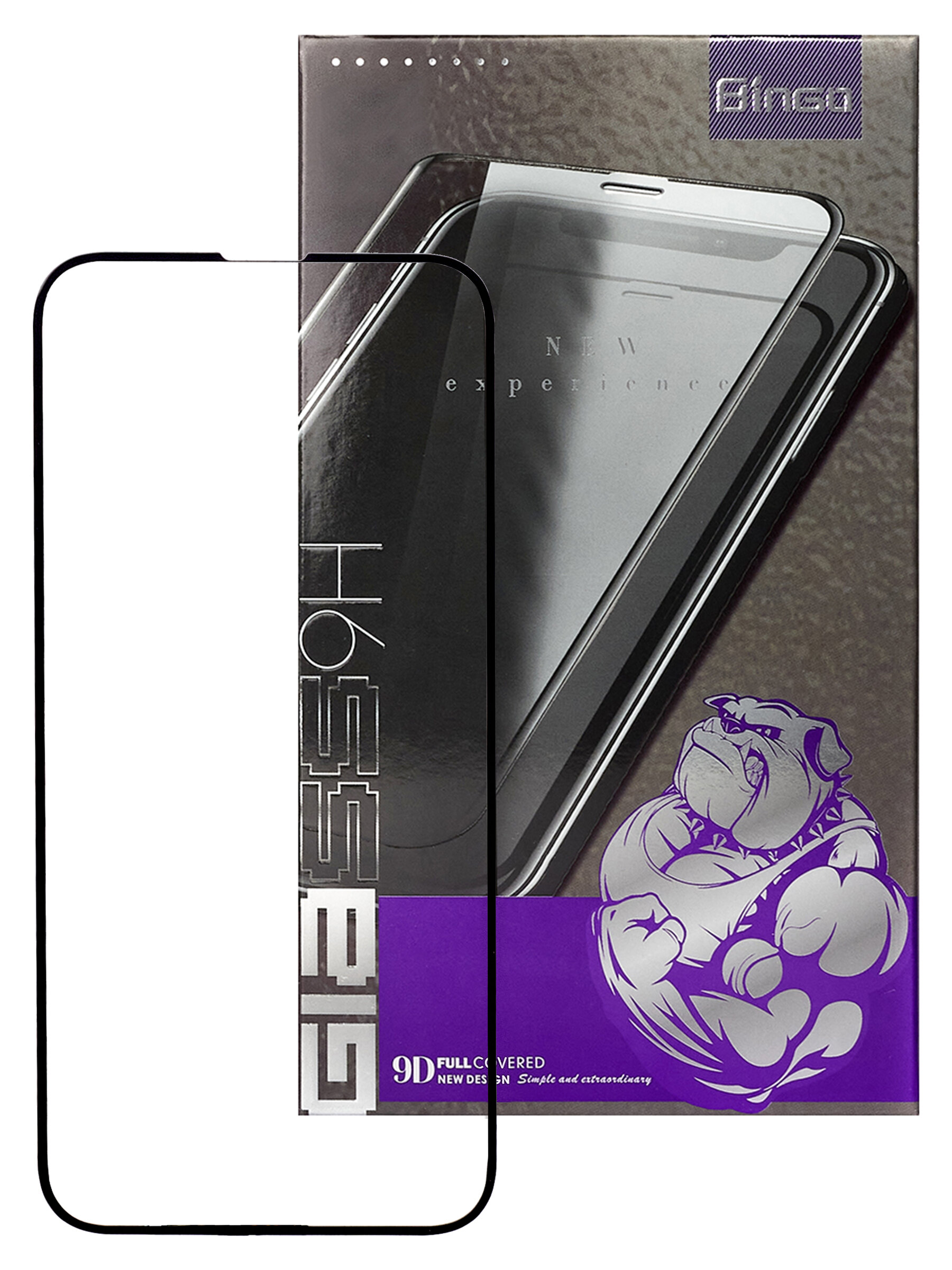 

Защитное олеофобное, ударопрочное стекло 9H/9D для iPhone 14 Pro, Apple iPhone 14 Pro