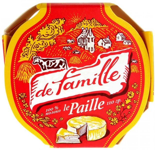 Сыр мягкий De famille Le Paille 50% 110 г