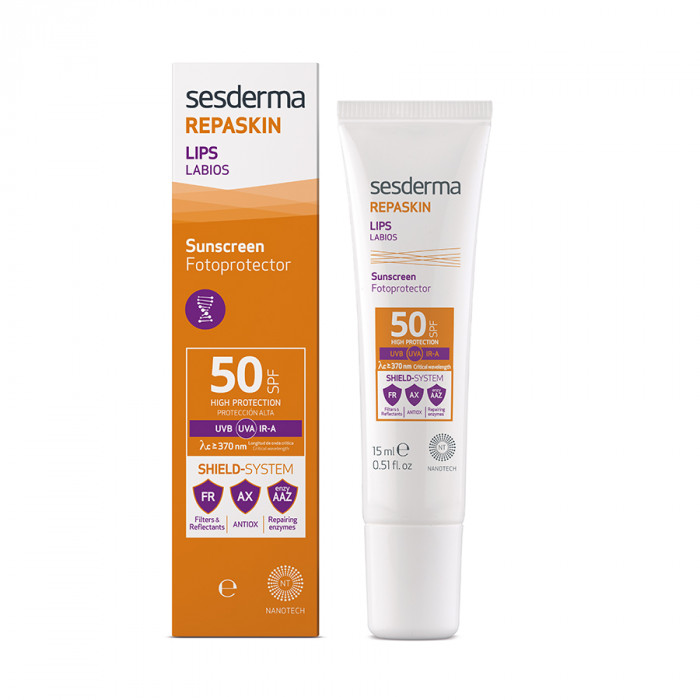 Солнцезащитное средство Sesderma REPASKIN Lips SPF50 15 мл