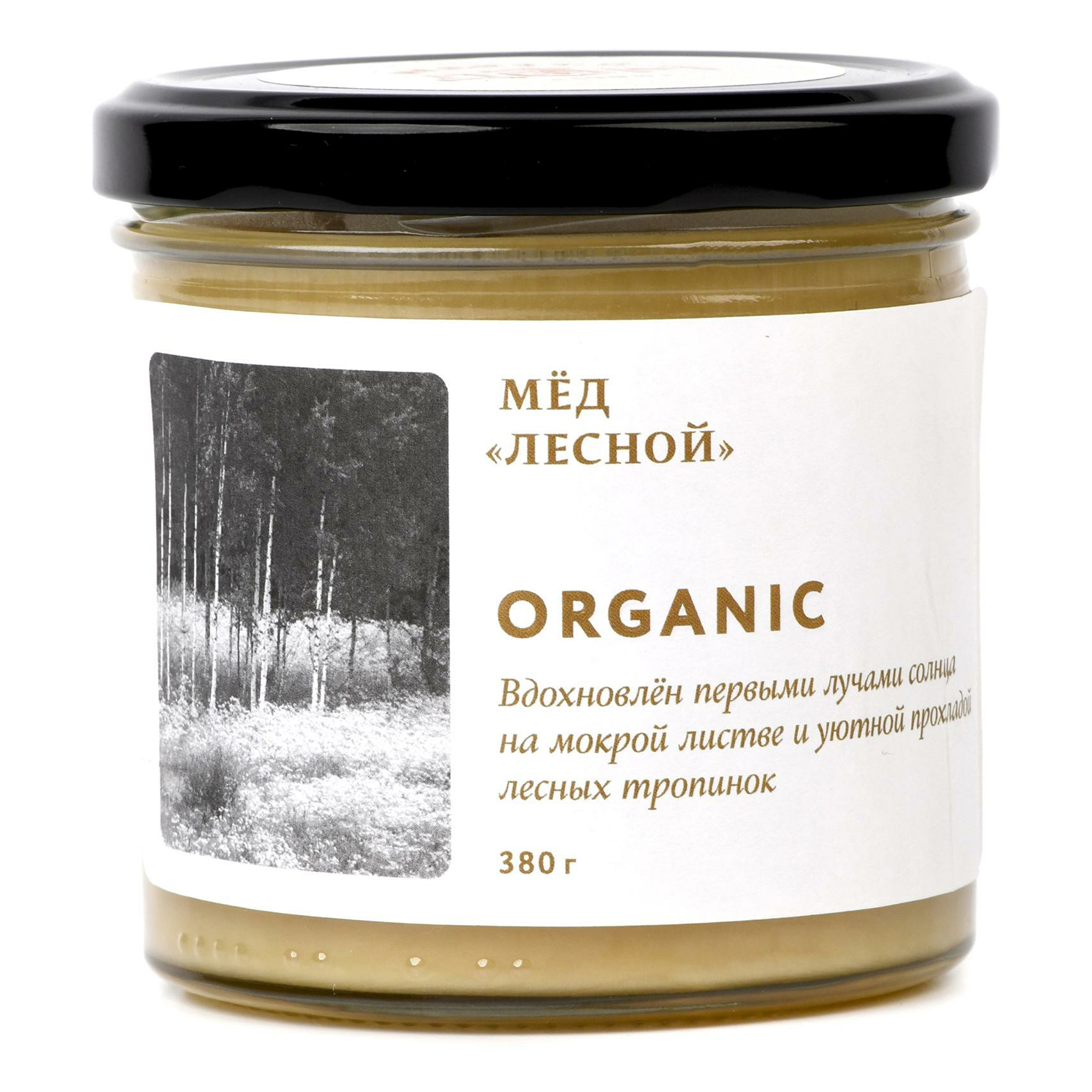 Мед Медовый дом Organic Лесной натуральный цветочный 380 г