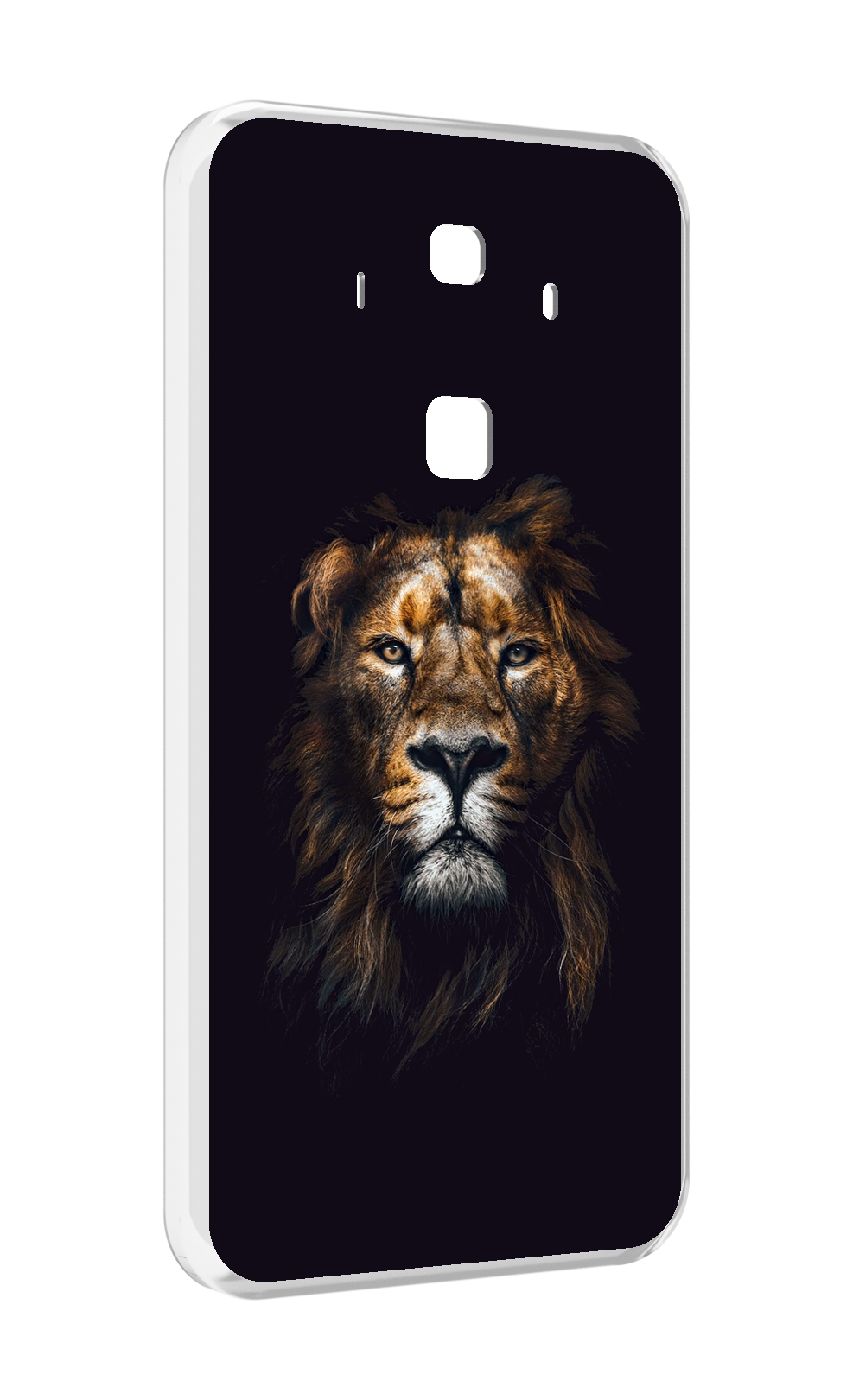 Чехол MyPads Лев-в-тени мужской для Huawei Mate 10 Pro