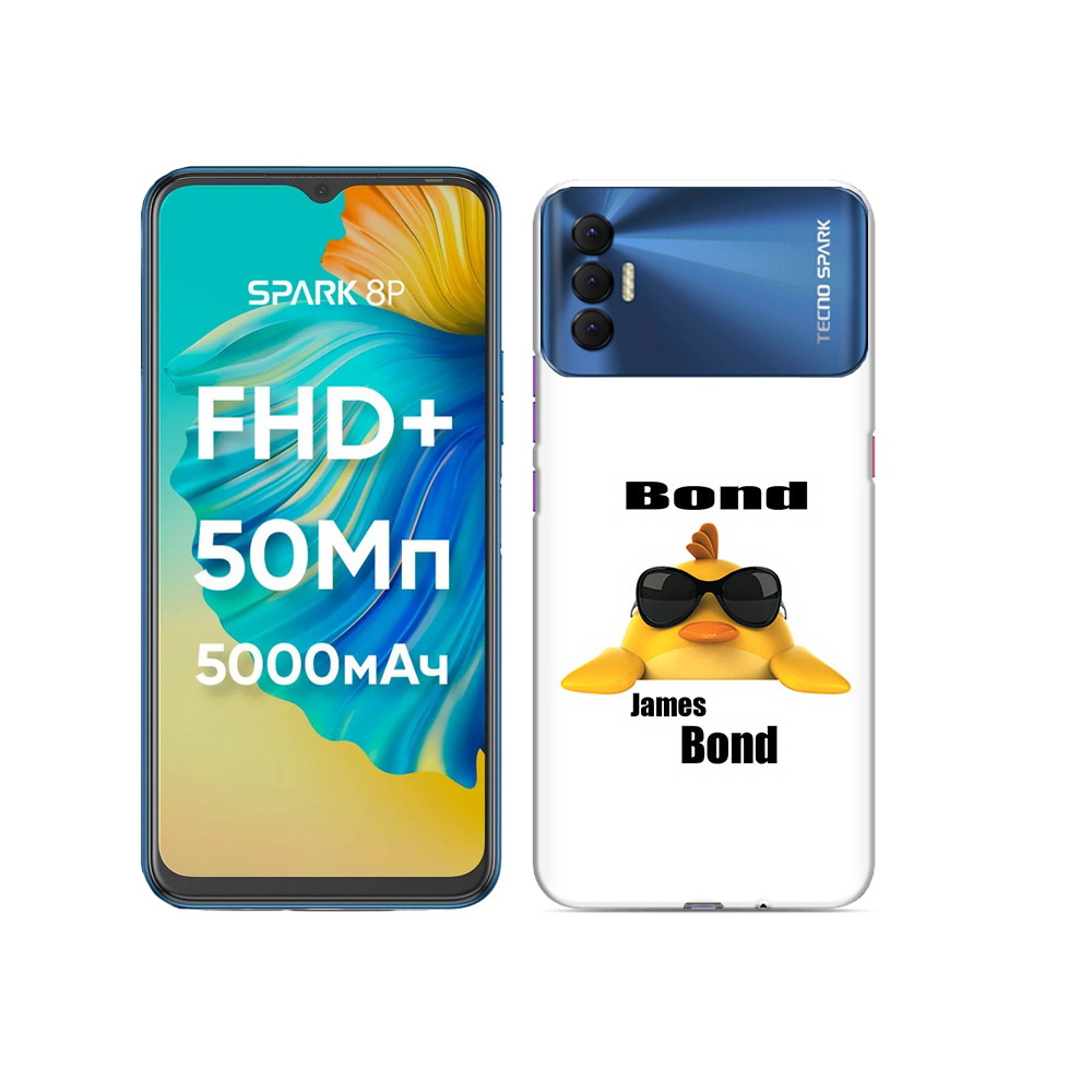 

Чехол MyPads Tocco для Tecno Spark 8P бонд, Прозрачный, Tocco