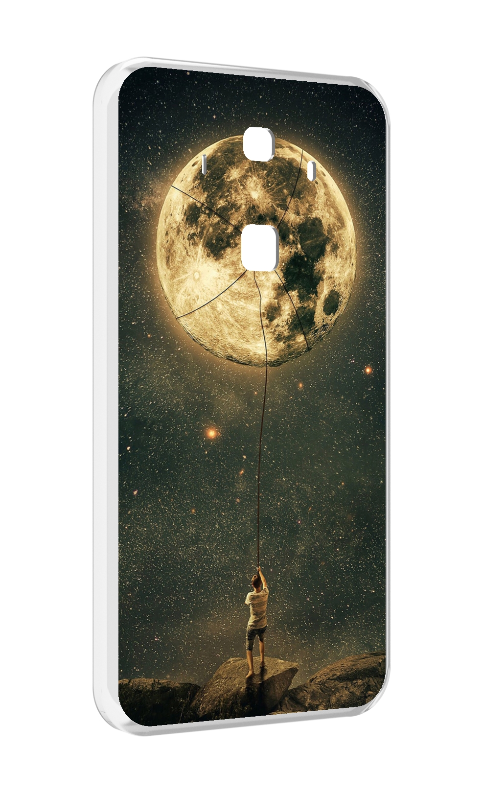 

Чехол MyPads Луна-светит для Huawei Mate 10 Pro, Прозрачный, Tocco