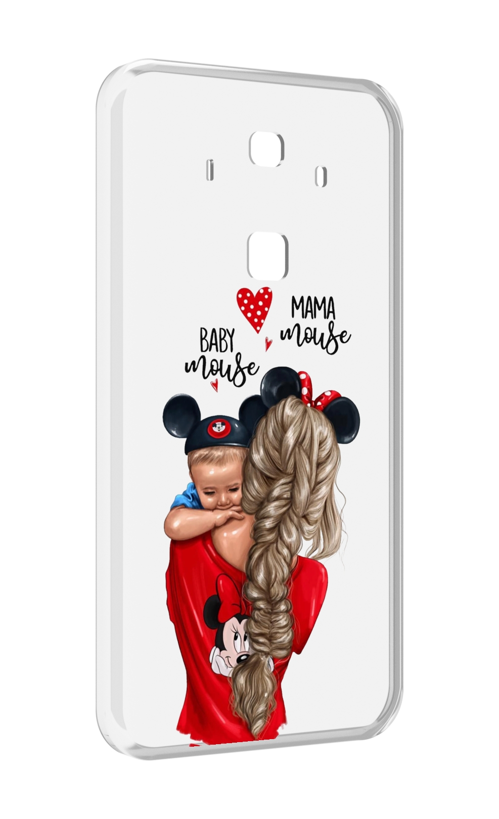 

Чехол MyPads Мама-маус женский для Huawei Mate 10 Pro, Прозрачный, Tocco