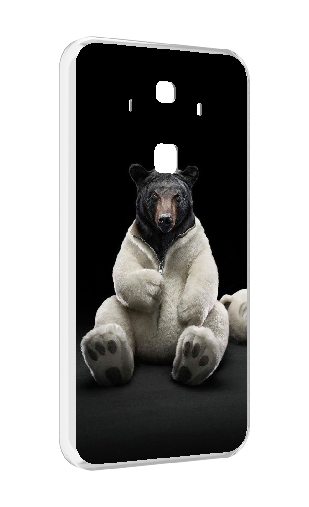 

Чехол MyPads Медведь-бурый-белый для Huawei Mate 10 Pro, Прозрачный, Tocco