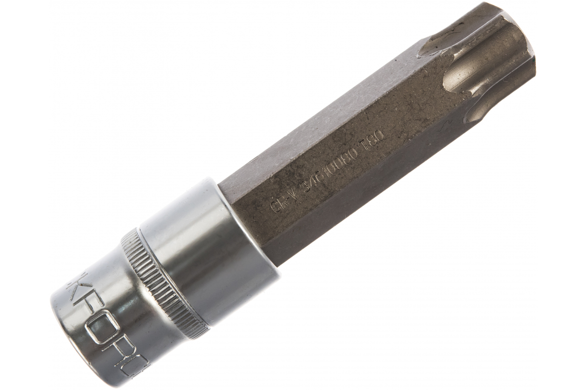 Головка-бита TORX (T80; 1/2"; L-100 мм) ROCKFORCE RF-34610080 100057170977