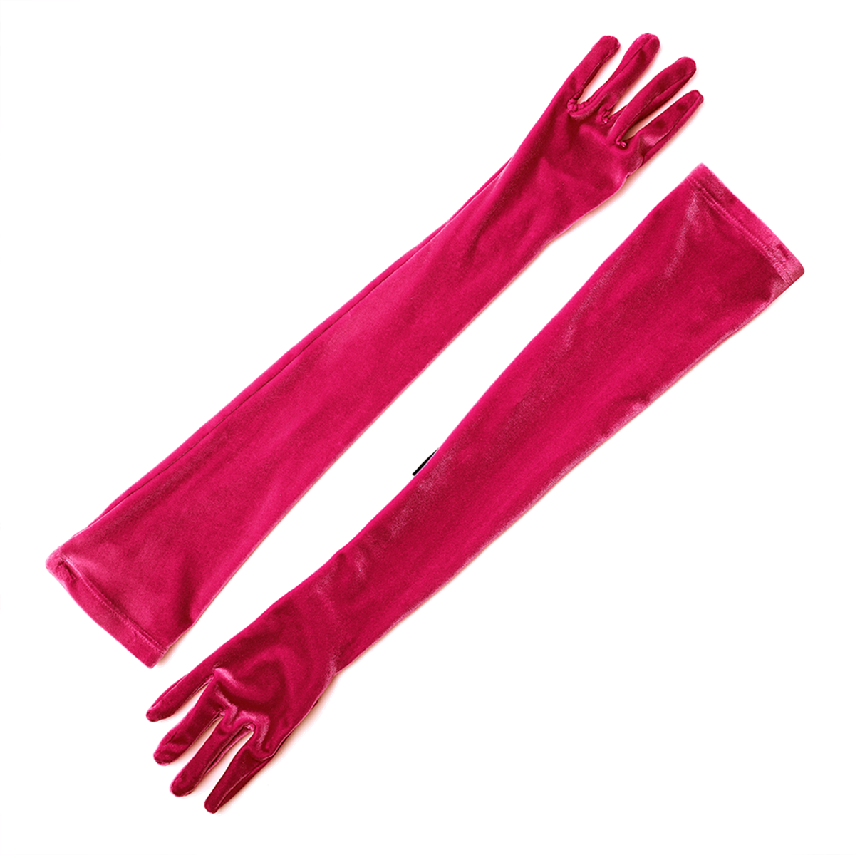 

Перчатки женские NoBrand 16943 ярко-розовые, Розовый, 16943