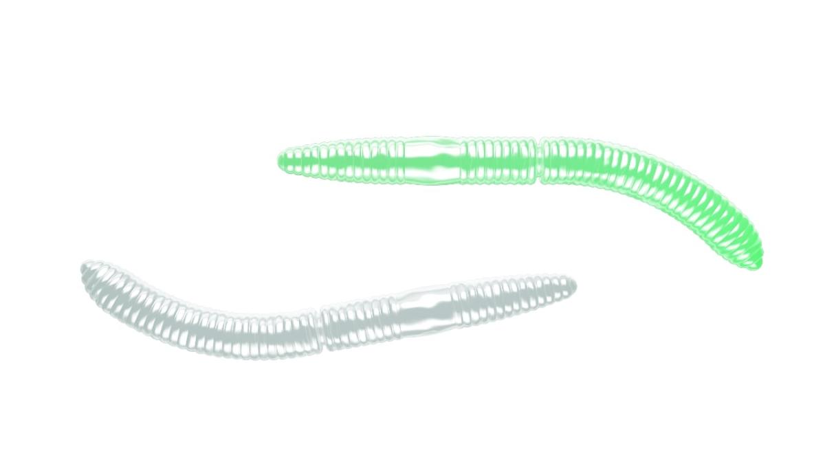 

Мягкие приманки Libra Lures FATTY D'WORM-65 # 000 (10шт), Белый, Fatty D'Worm
