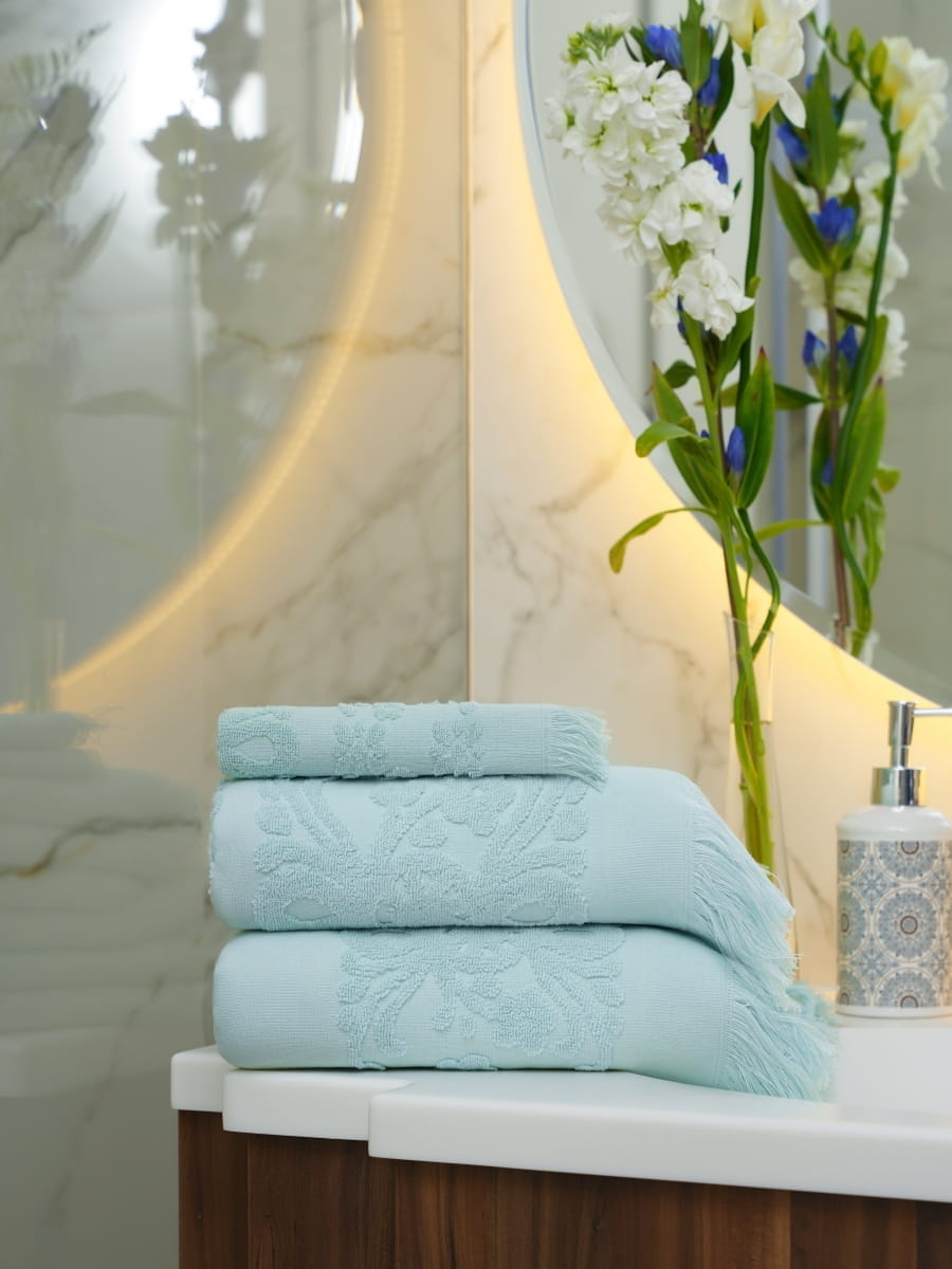 

Полотенце Arya С Бахромой 50X90 Isabel Soft Мятный