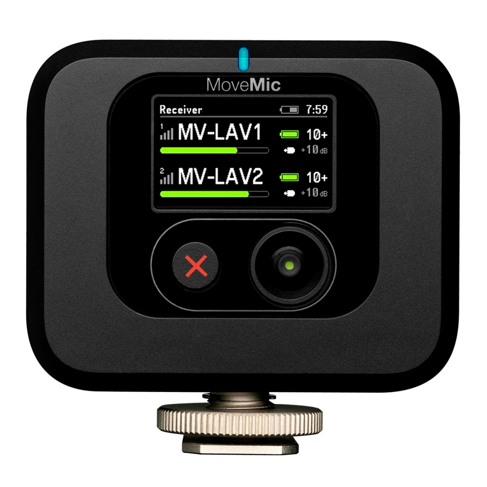 

Передатчик Shure MoveMic Receiver, Черный, MoveMic Receiver