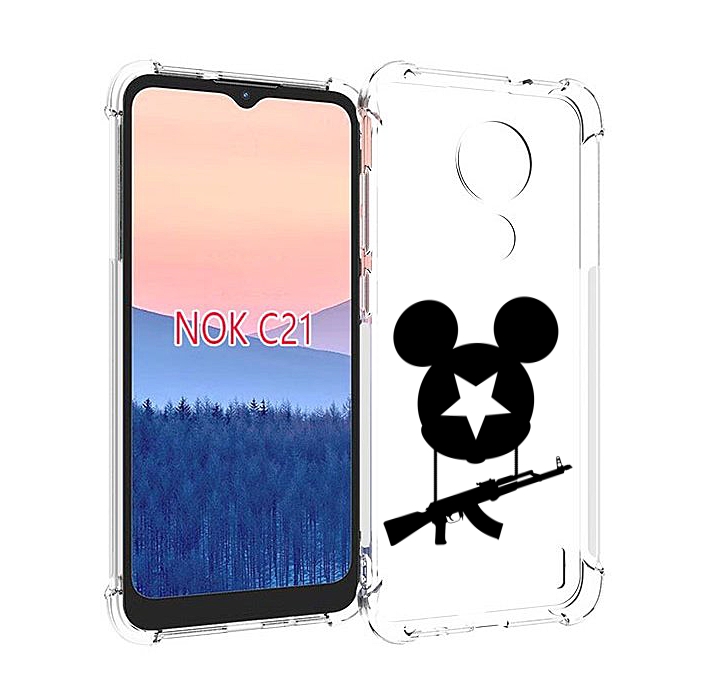 

Чехол MyPads АК Микки для Nokia C21, Прозрачный, Tocco