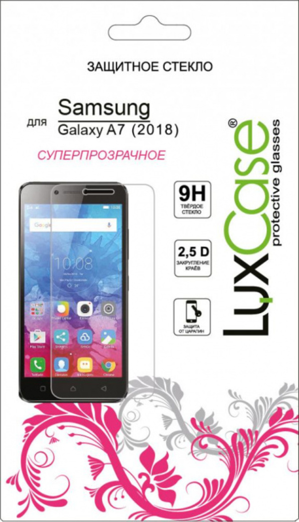 

Защитное стекло Luxcase Glass для Samsung Galaxy A7 2018 (глянцевое), Glass для Samsung Galaxy A7 2018 (глянцевое)