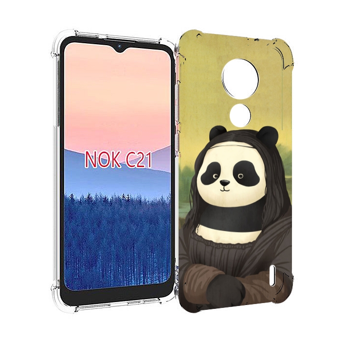 

Чехол MyPads панда монализа для Nokia C21, Прозрачный, Tocco