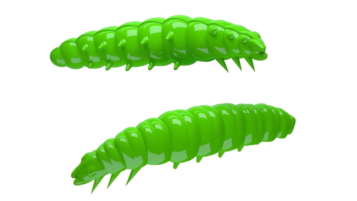 

Мягкие приманки Libra Lures LARVA-35 Сыр # 026 (12шт), Зеленый, Larva