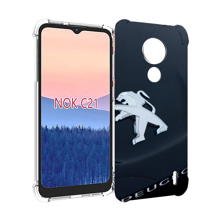 

Чехол MyPads peugeot 2 для Nokia C21, Прозрачный, Tocco