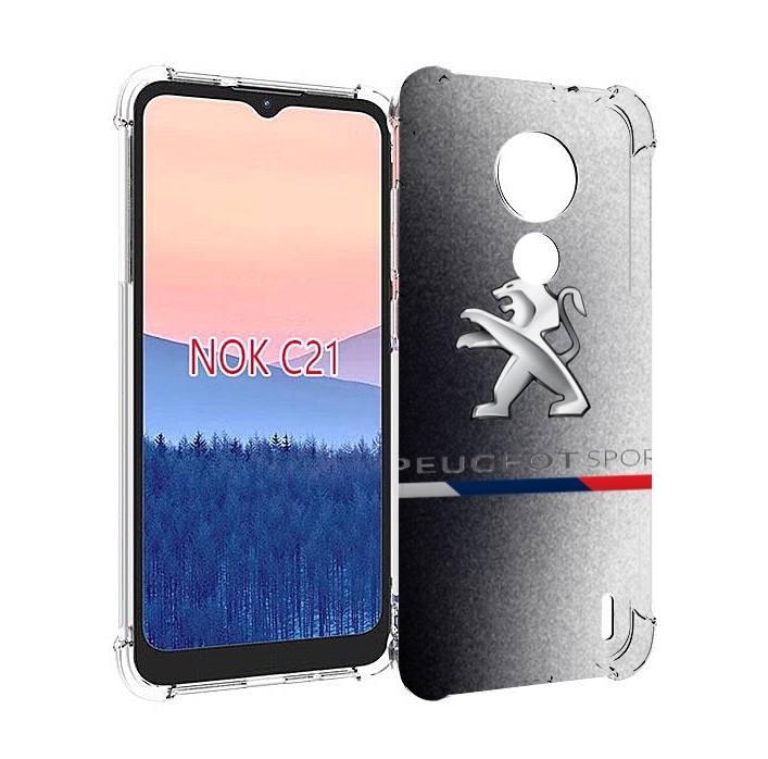 

Чехол MyPads peugeot-1 для Nokia C21, Прозрачный, Tocco