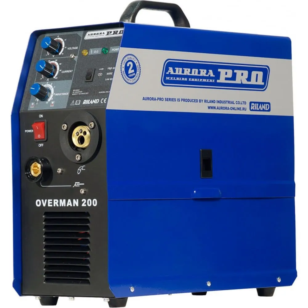 

Aurora PRO Инверторный сварочный полуавтомат OVERMAN 200 Mosfet 13709
