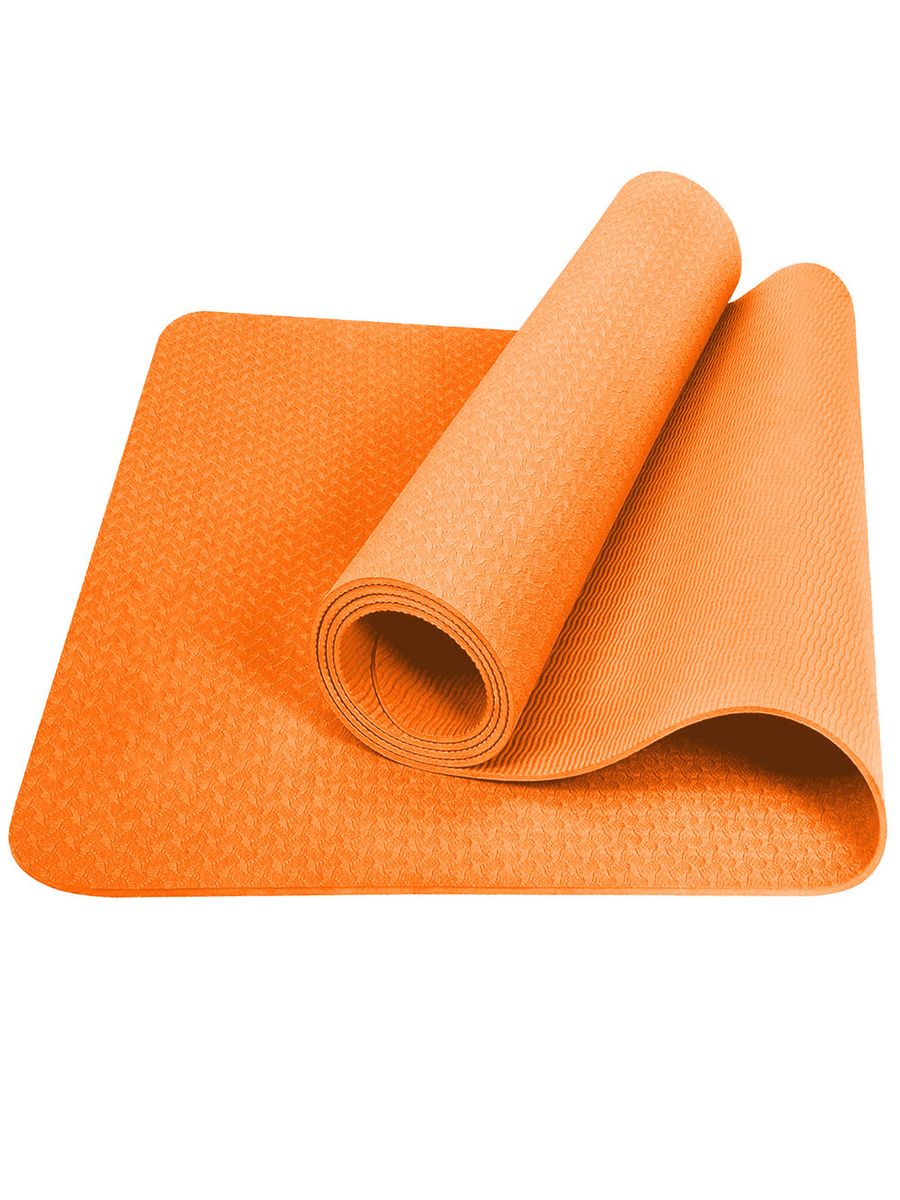 

Коврик для йоги Sportex ТПЕ 183х61х0,6 см (оранжевый)
