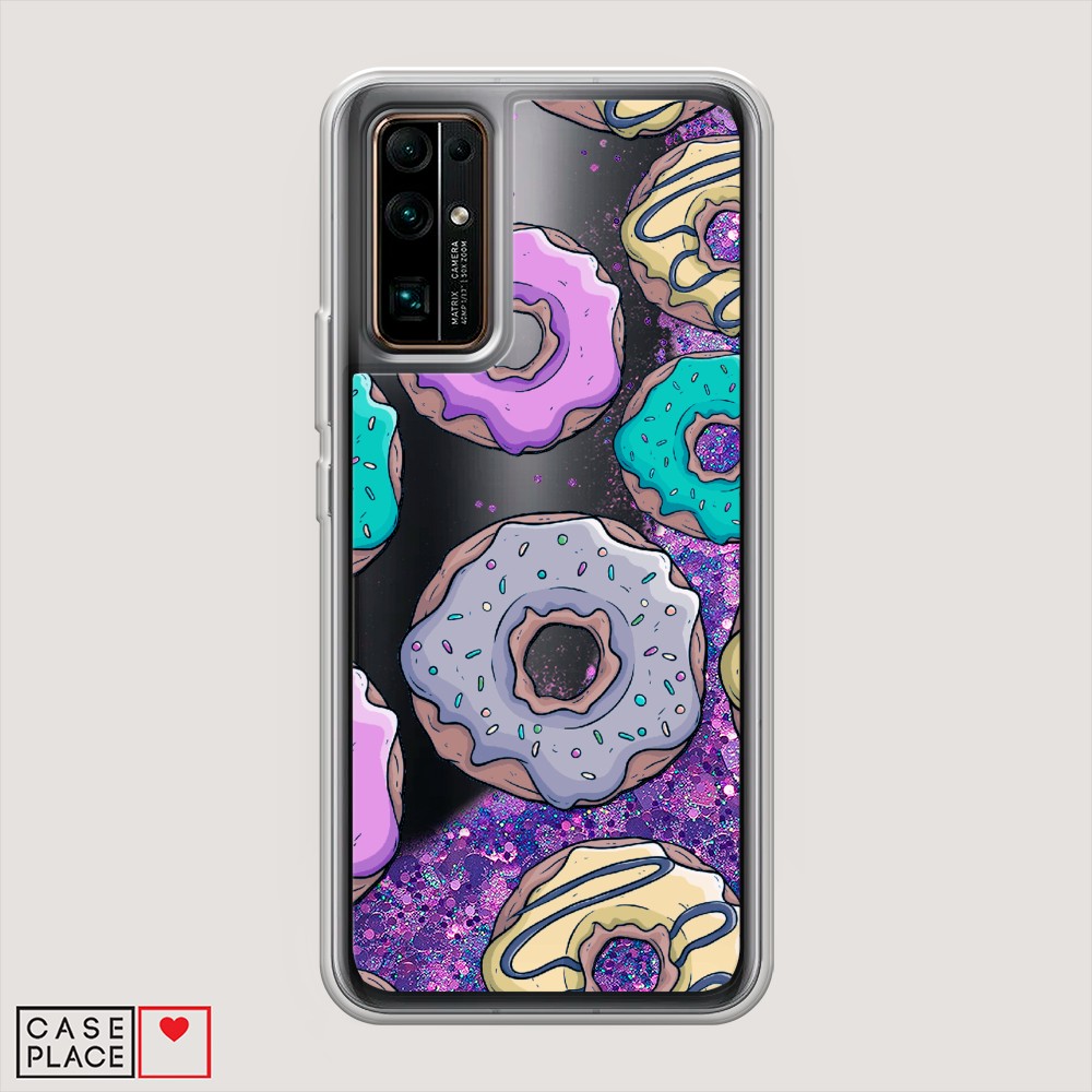 

Чехол Awog "Разноцветные пончики в глазури 2" на Huawei Honor 30, 612192-1