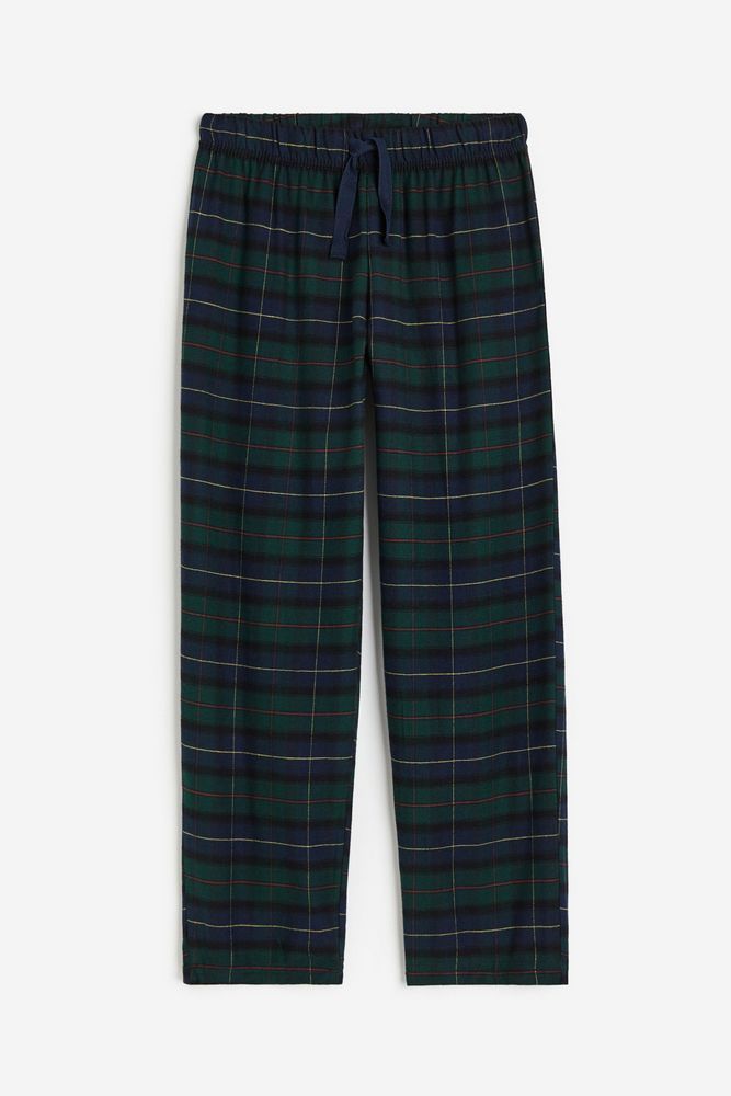 

Брюки детские H&M 1172246, Темно-синий зеленый клетчатый, 134, 1172246