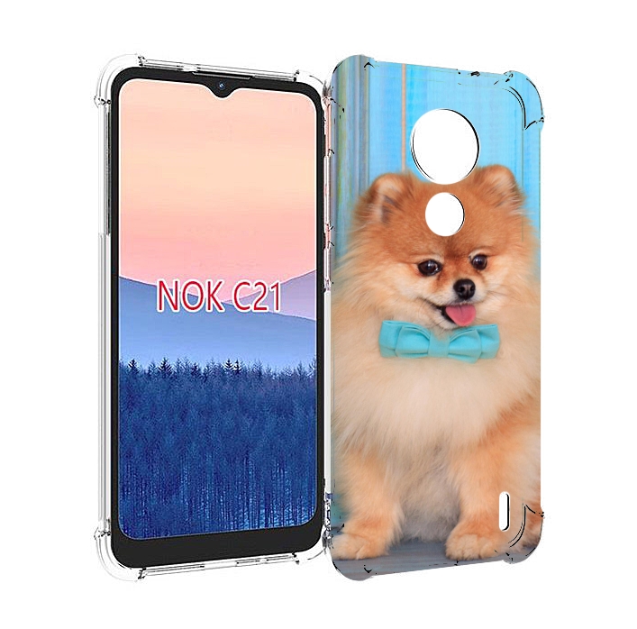 Чехол MyPads померанскии? шпиц для Nokia C21