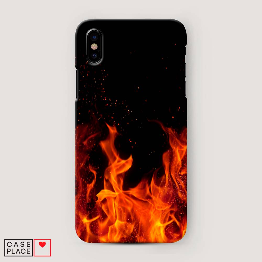 

Пластиковый чехол "Все в огне" на Apple iPhone XS Max (10S Max), 11920-3