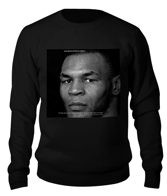 

Свитшот унисекс Printio Tyson черный L, Tyson